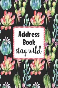 Stay Wild Address Book