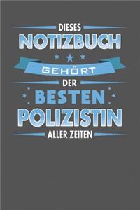 Dieses Notizbuch Gehört Der Besten Polizistin Aller Zeiten