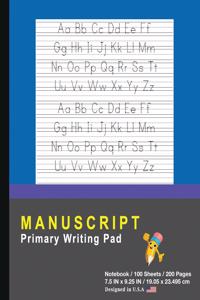Manuscript Primary Writing Pad