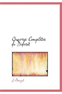 Oeuvres Completes de Diderot
