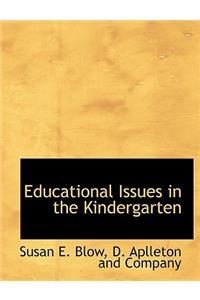 Educational Issues in the Kindergarten