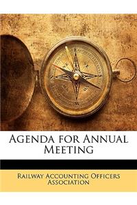 Agenda for Annual Meeting