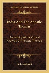 India and the Apostle Thomas