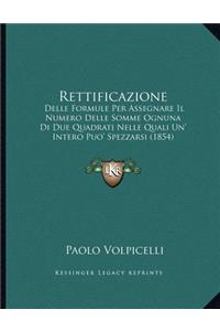 Rettificazione
