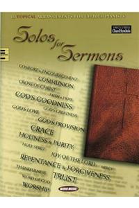 Solos for Sermons: 36 Topical Arrangements for Church Pianists