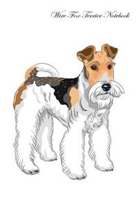 Wire Fox Terrier Notebook Record Journal, Diary, Special Memories, To Do List, Academic Notepad, and Much More