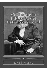 Crítica de la Filosofía del Estado de Hegel