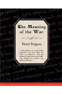 Meaning of the War