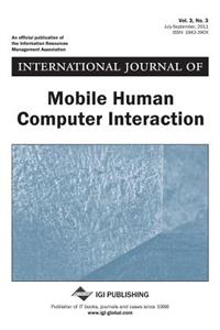 International Journal of Mobile Human Computer Interaction (Vol. 3, No. 3)