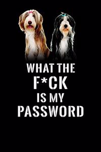 What The F*CK Is My Password, bearded collie
