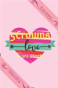 5 Crowns Score Sheets