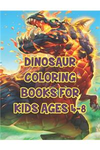 Dinosaur Coloring Books For Kids Ages 4-8