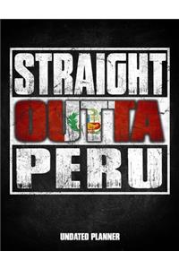 Straight Outta Peru Undated Planner