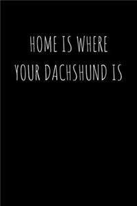Home Is Where Your Dachshund Is