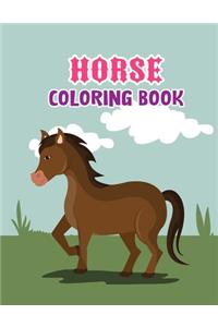 Horse coloring book