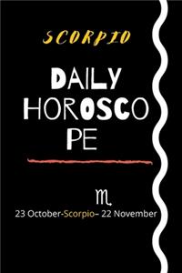 Scorpio Daily Horoscope Notebook