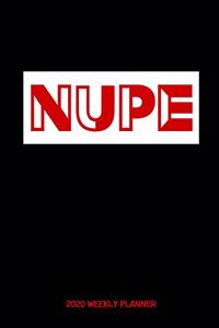 Nupe 2020 Weekly Planner