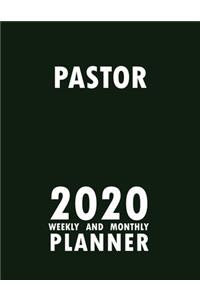 Pastor 2020 Weekly and Monthly Planner