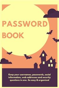 Password Book in Halloween Theme 6
