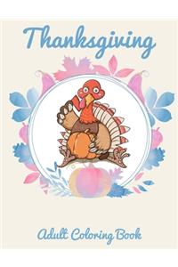 Thanksgiving Adult Coloring Book
