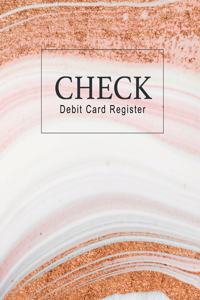 Check Debit Card Register