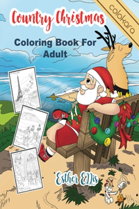 Country Christmas Coloring Book