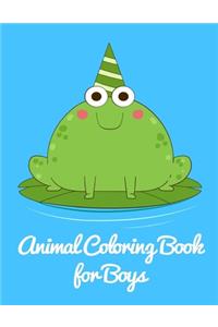 Animal Coloring Book for Boys