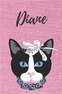 Notizbuch Katze / Notizheft / Journal / Malbuch / Tagebuch / Kritzelbuch / DIN A5 / Geschenk Diane