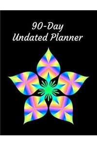 90-Day Undated Planner