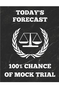 Today's Forecast 100% Chance of Mock Trial