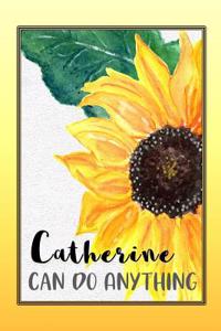 Catherine Can Do Anything: Personalized Success Affirmation Journal for Women