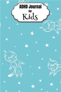 ADHD Journal for Kids - With Writing Prompts (Cover - Space 4)