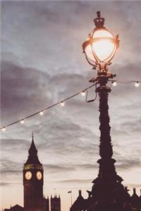 Charming Street Lamp at Twilight Journal