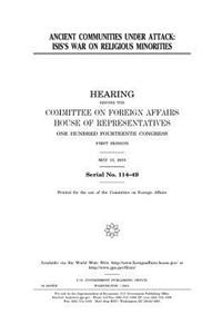 Ancient communities under attack