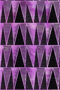Journal Notebook Abstract Triangles Pattern 9