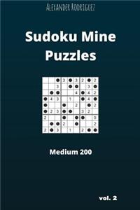 Sudoku Mine Puzzles - Medium 200 vol. 2