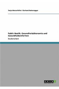 Public Health, Gesundheitsökonomie und Gesundheitsreformen