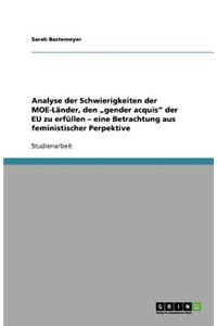 Analyse der Schwierigkeiten der MOE-Länder, den 