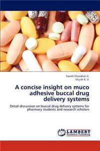 concise insight on muco adhesive buccal drug delivery systems