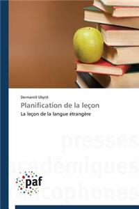 Planification de la Leçon