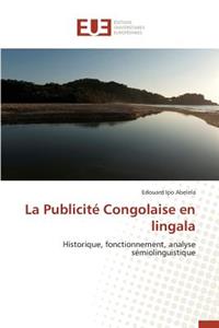 La Publicité Congolaise En Lingala