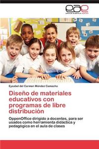 Diseño de materiales educativos con programas de libre distribución