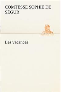 Les vacances