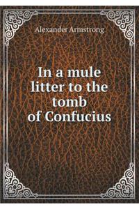 In a mule litter to the tomb of Confucius