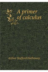 A Primer of Calculus