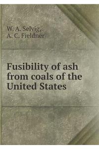 Fusibility of Ash from Coals of the United States