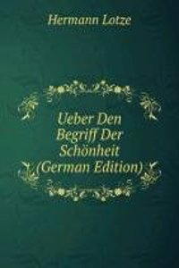 Ueber Den Begriff Der Schonheit (German Edition)