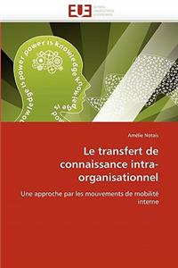 Le Transfert de Connaissance Intra-Organisationnel