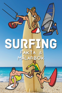 Surfing Fakta & Målarbok