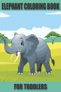 Elephant coloring book for toddlers